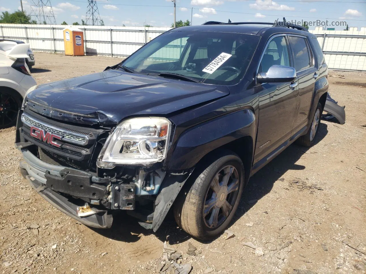 2016 Gmc Terrain Sle Blue vin: 2GKFLNE30G6101529