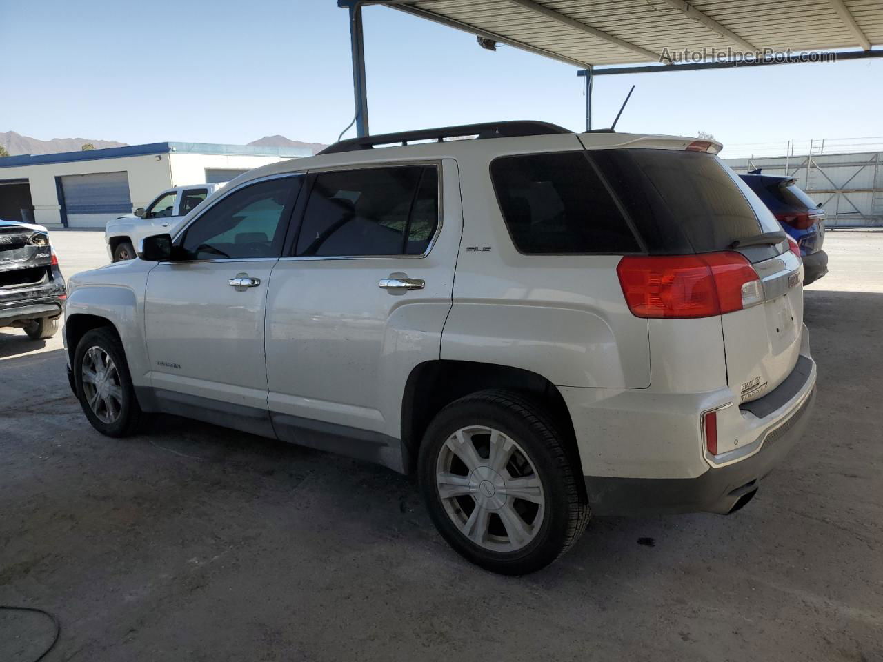 2016 Gmc Terrain Sle White vin: 2GKFLNE30G6104611