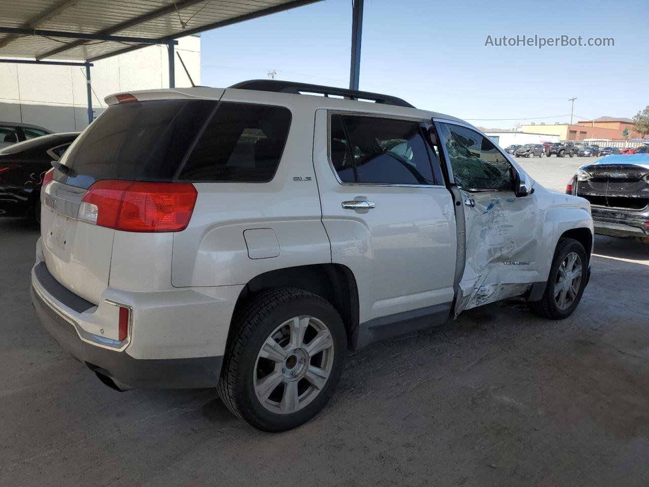 2016 Gmc Terrain Sle Белый vin: 2GKFLNE30G6104611