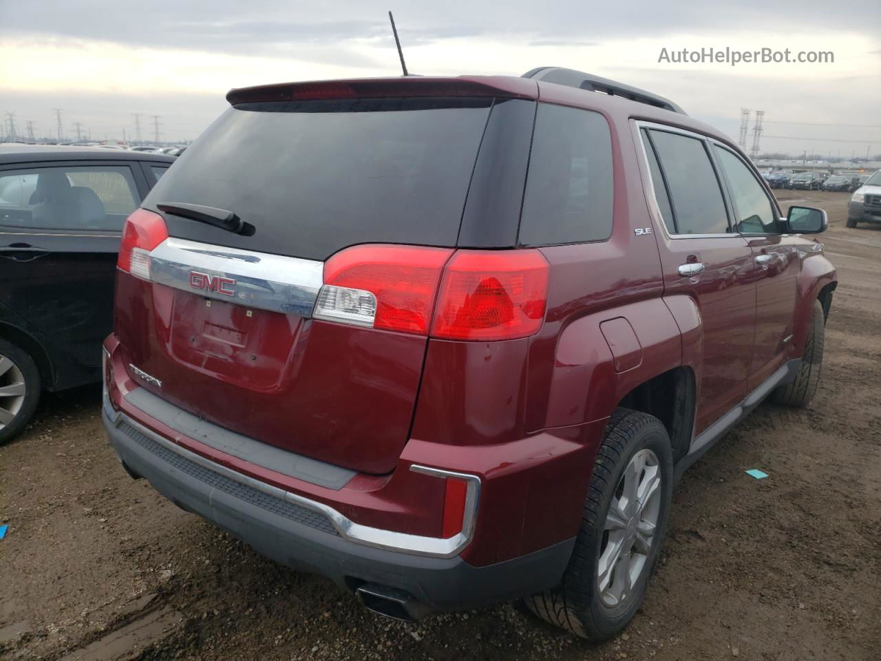 2016 Gmc Terrain Sle Burgundy vin: 2GKFLNE30G6324170