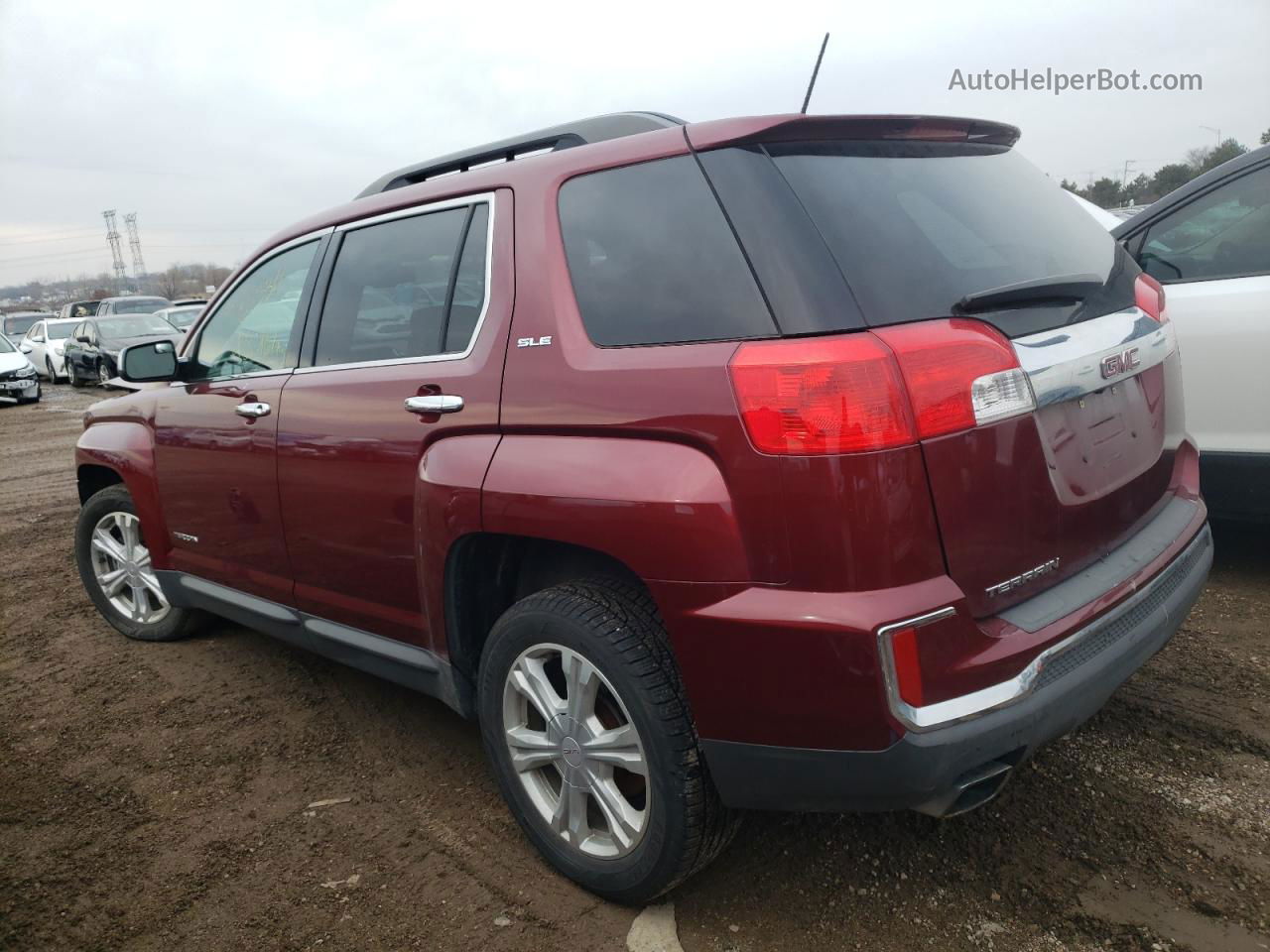 2016 Gmc Terrain Sle Бордовый vin: 2GKFLNE30G6324170