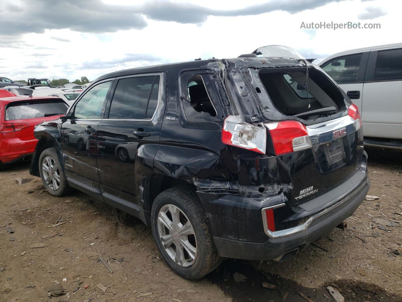 2017 Gmc Terrain Sle Black vin: 2GKFLNE30H6153079