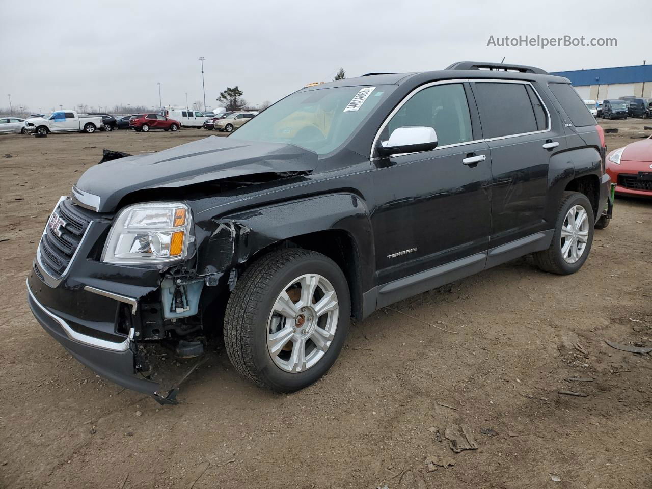 2016 Gmc Terrain Sle Черный vin: 2GKFLNE32G6249567