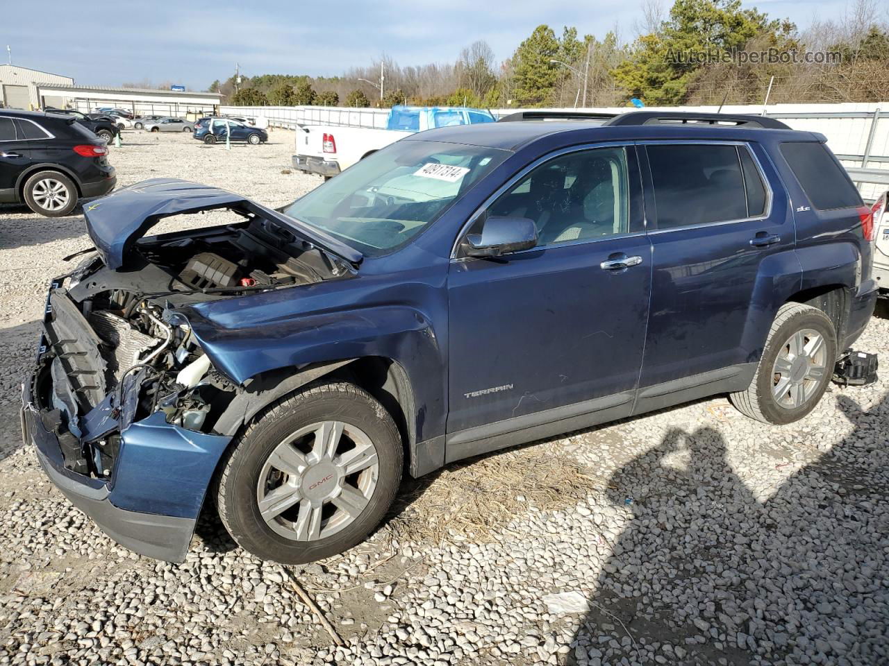 2016 Gmc Terrain Sle Blue vin: 2GKFLNE33G6134878