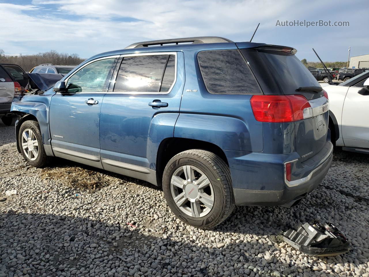 2016 Gmc Terrain Sle Blue vin: 2GKFLNE33G6134878