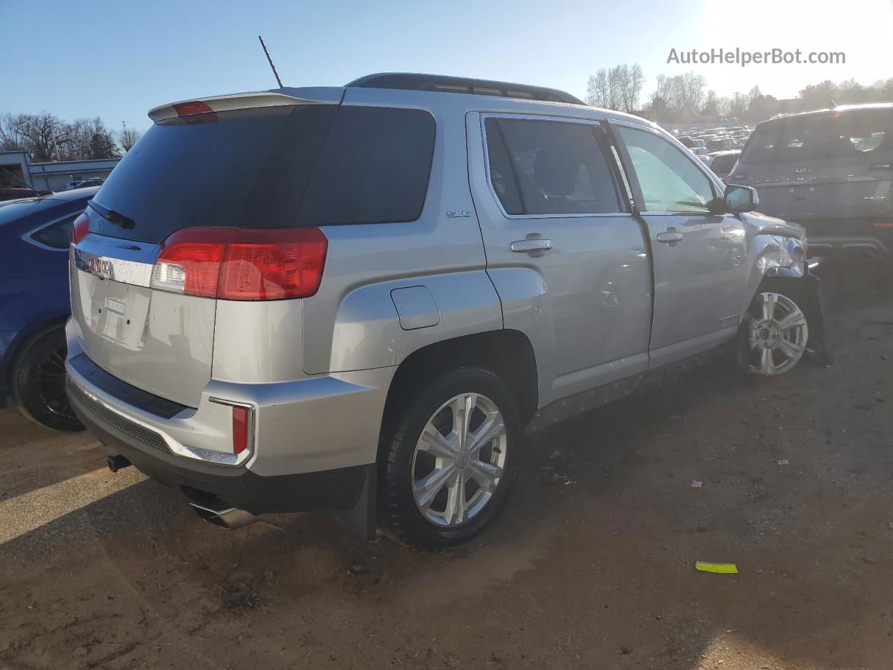 2017 Gmc Terrain Sle Silver vin: 2GKFLNE33H6277430