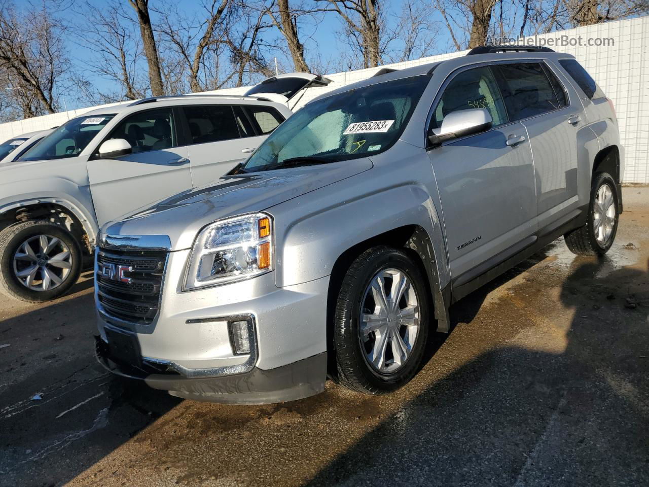 2017 Gmc Terrain Sle Silver vin: 2GKFLNE33H6277430