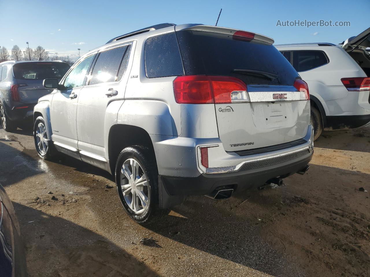 2017 Gmc Terrain Sle Silver vin: 2GKFLNE33H6277430