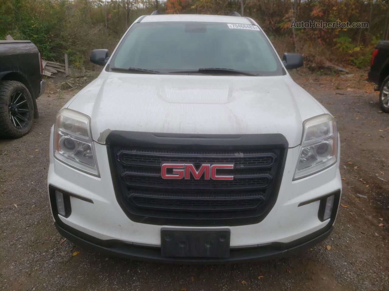 2017 Gmc Terrain Sle White vin: 2GKFLNE33H6294616