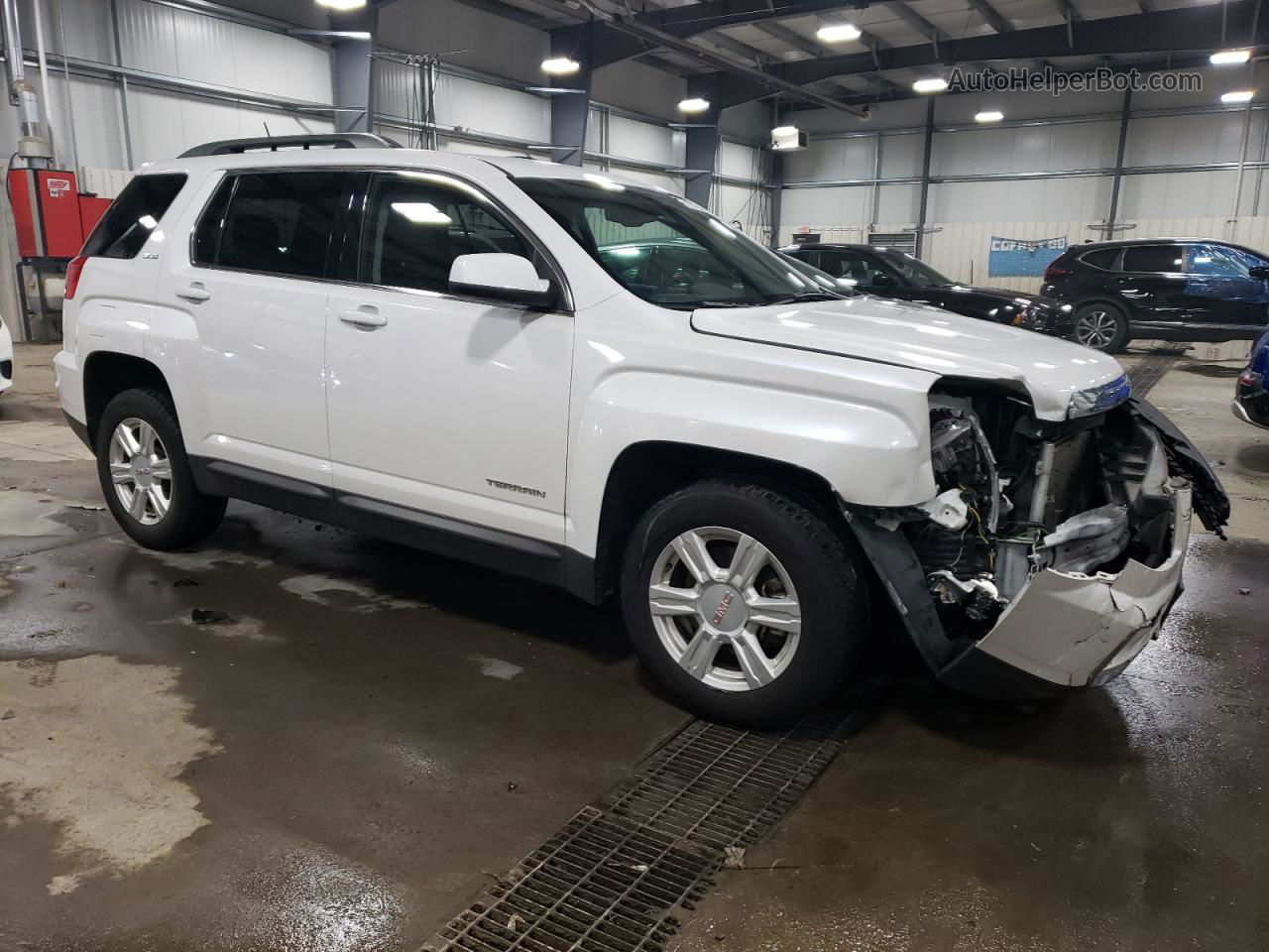 2016 Gmc Terrain Sle White vin: 2GKFLNE36G6118903