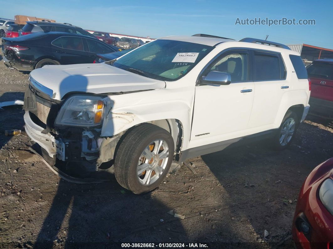 2016 Gmc Terrain Slt White vin: 2GKFLPE31G6164778