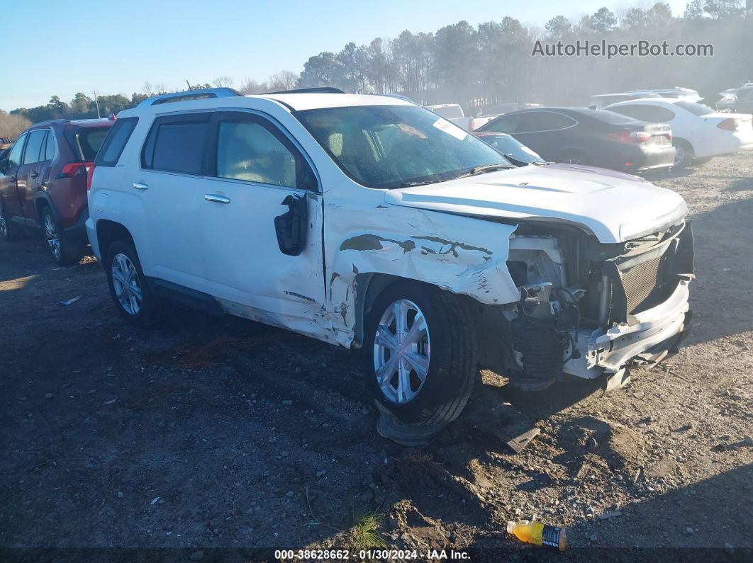 2016 Gmc Terrain Slt White vin: 2GKFLPE31G6164778