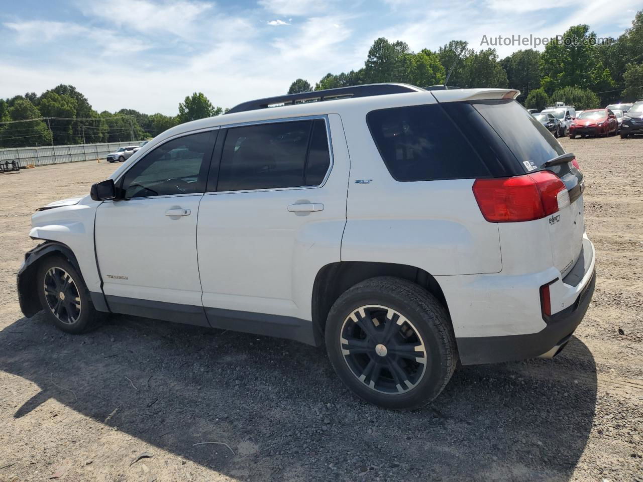 2017 Gmc Terrain Slt Белый vin: 2GKFLPE31H6186779