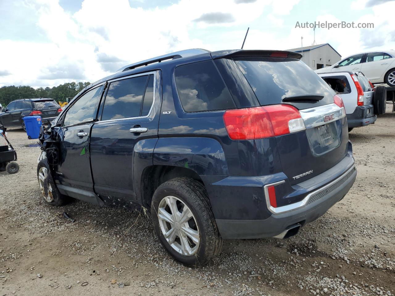 2017 Gmc Terrain Slt Черный vin: 2GKFLPE31H6193666