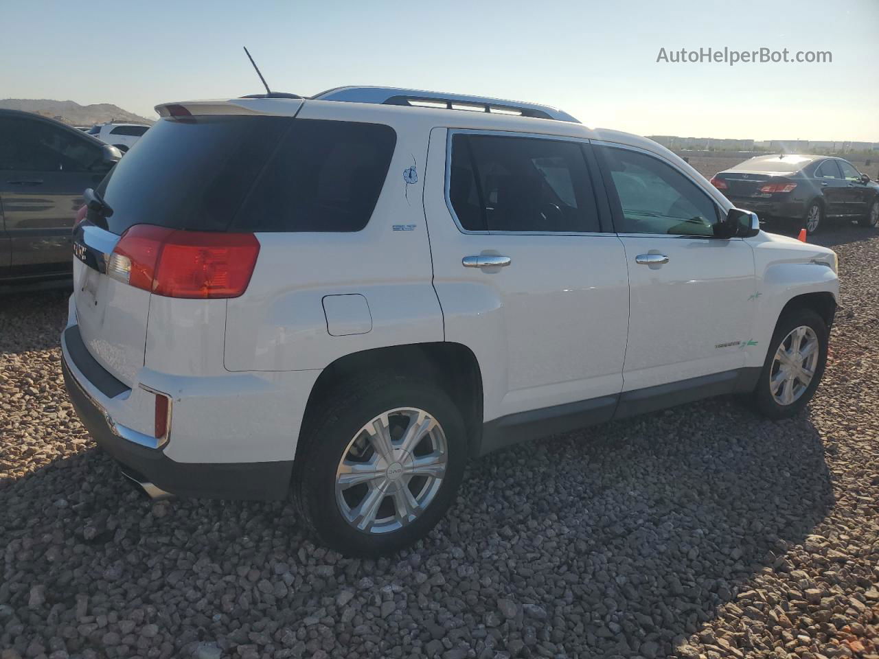 2016 Gmc Terrain Slt White vin: 2GKFLPE32G6141302