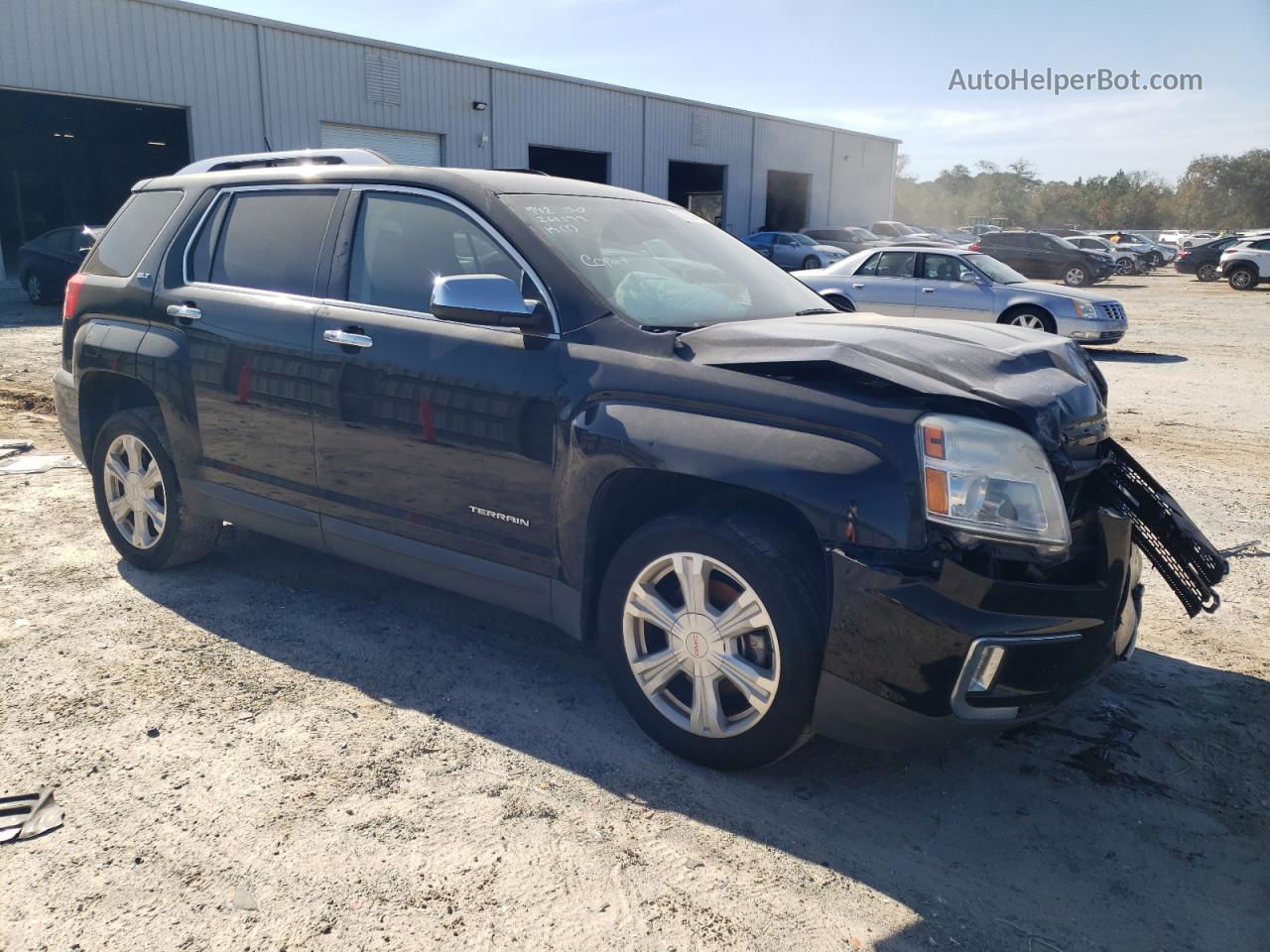 2016 Gmc Terrain Slt Черный vin: 2GKFLPE33G6259259