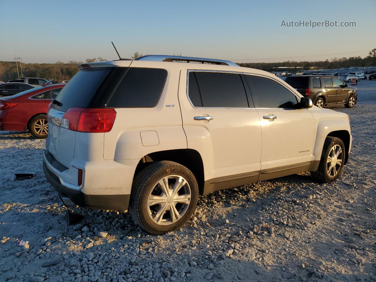 2016 Gmc Terrain Slt White vin: 2GKFLPE34G6120791