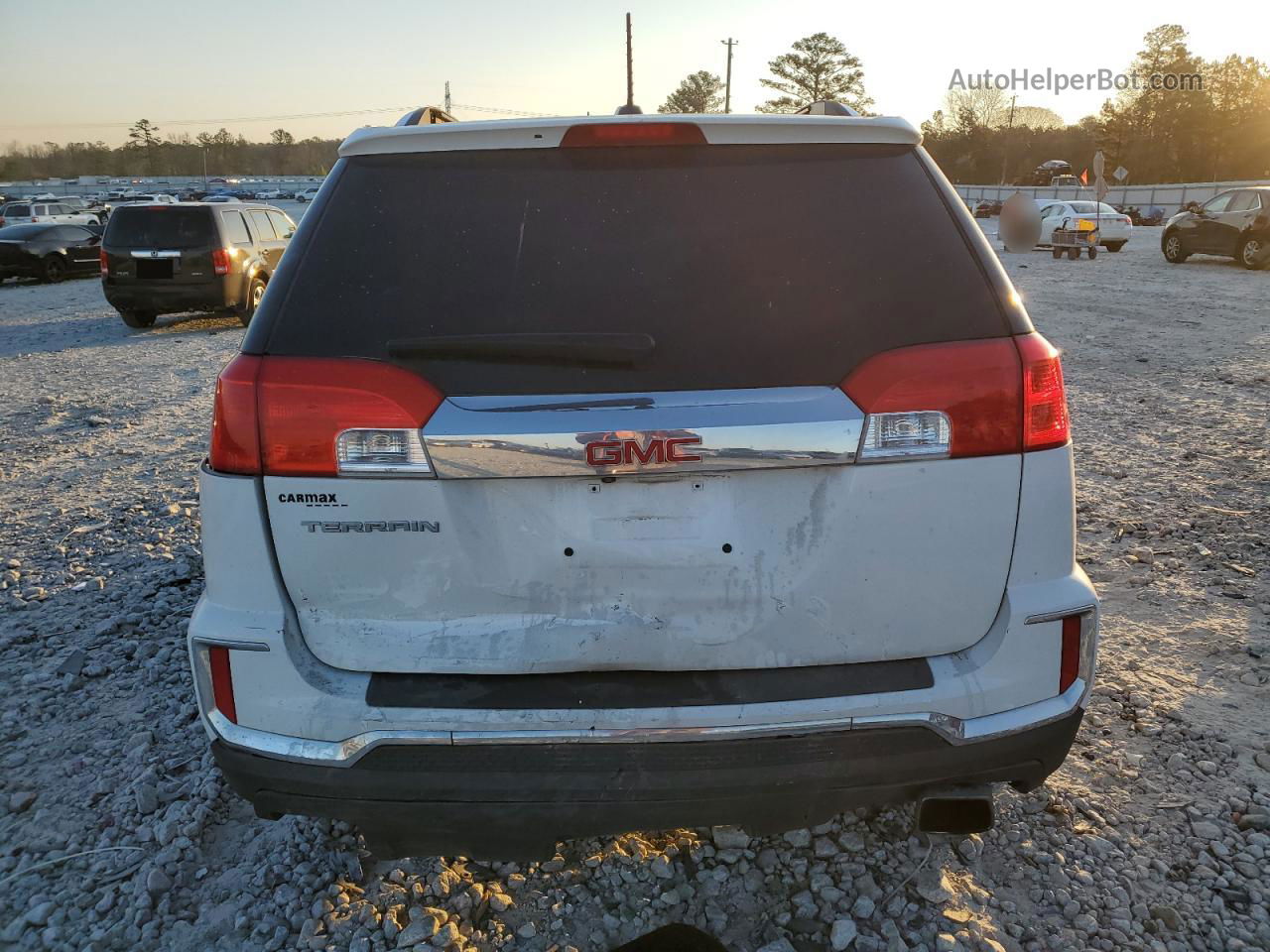 2016 Gmc Terrain Slt White vin: 2GKFLPE34G6120791