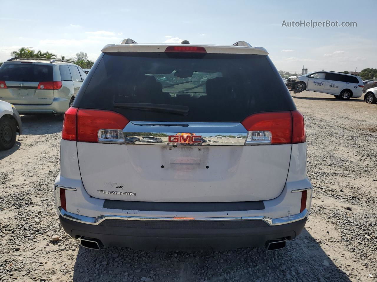 2016 Gmc Terrain Slt White vin: 2GKFLPE34G6123903