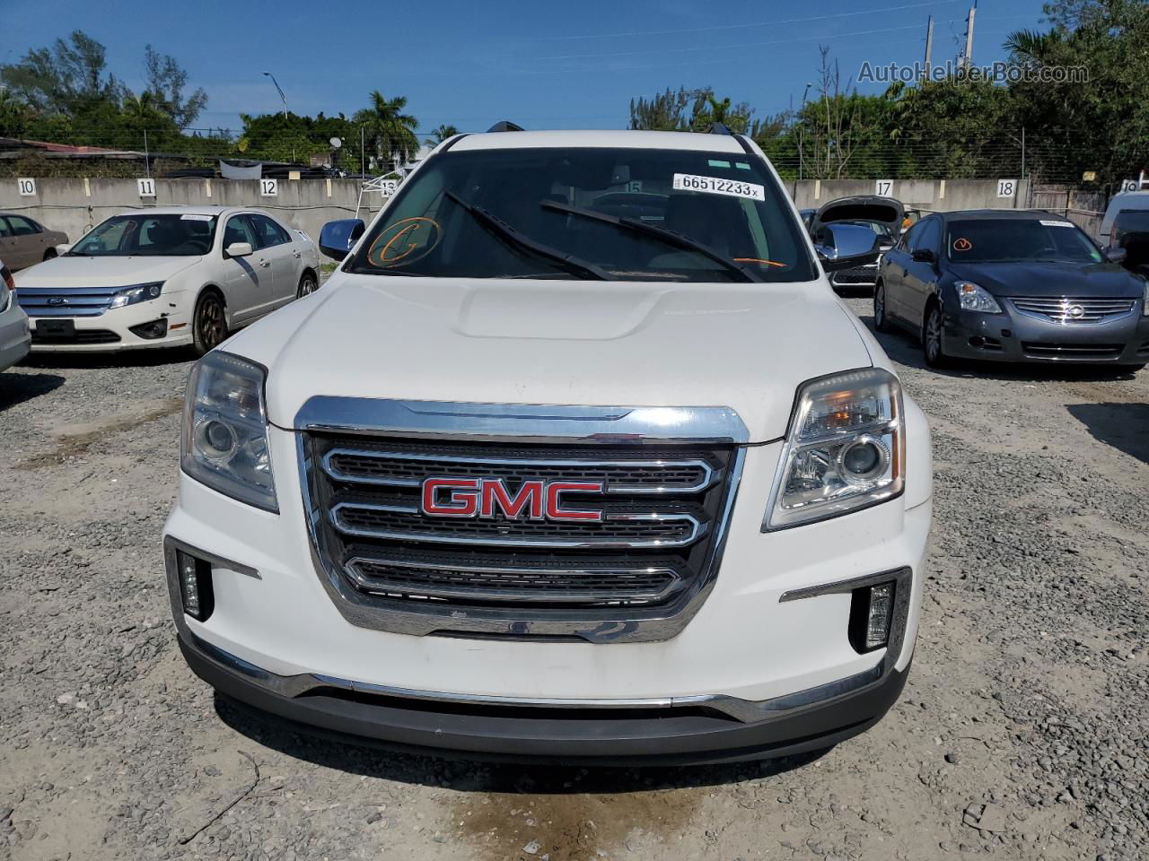 2016 Gmc Terrain Slt Белый vin: 2GKFLPE34G6123903