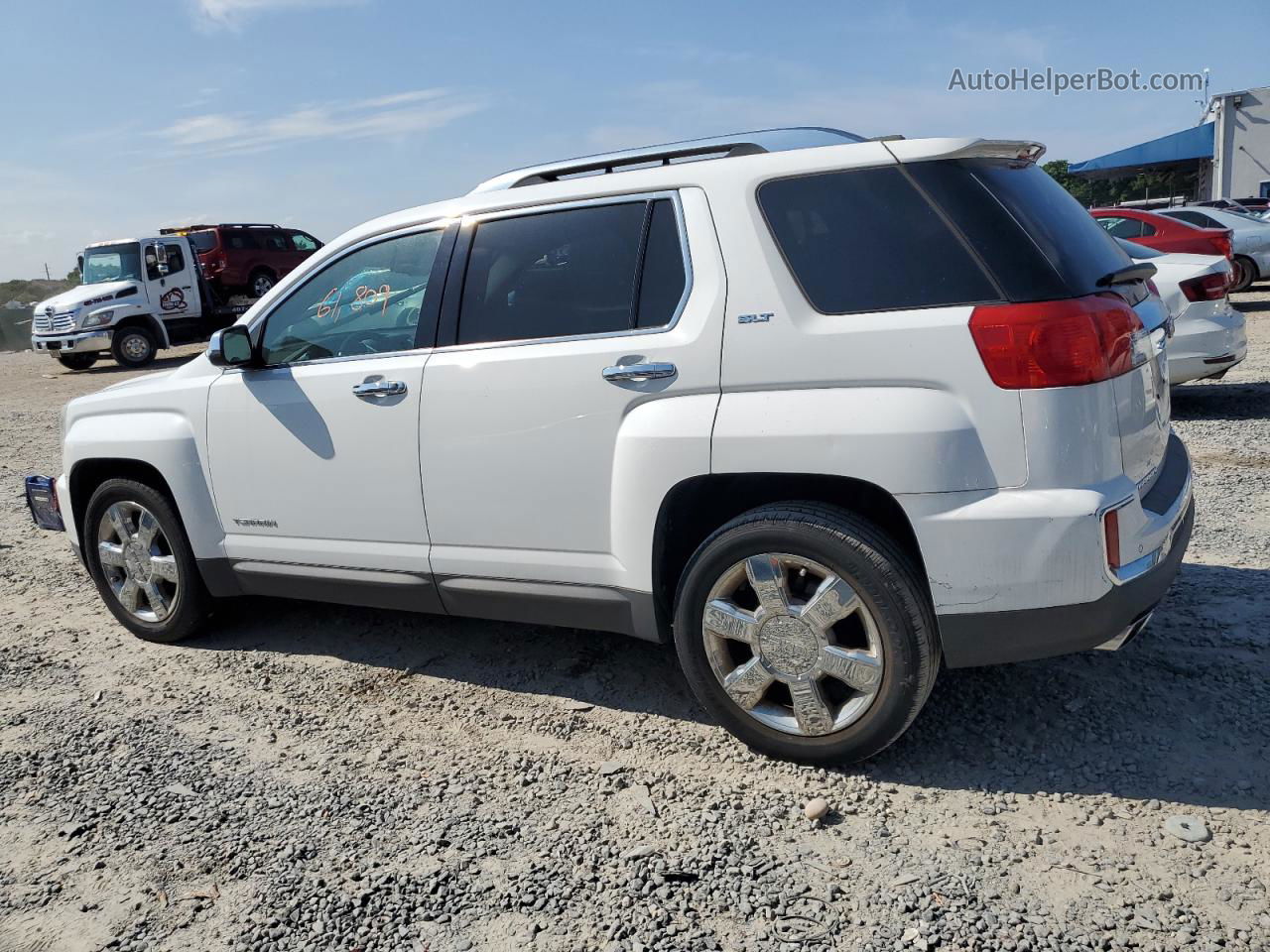 2016 Gmc Terrain Slt White vin: 2GKFLPE34G6123903