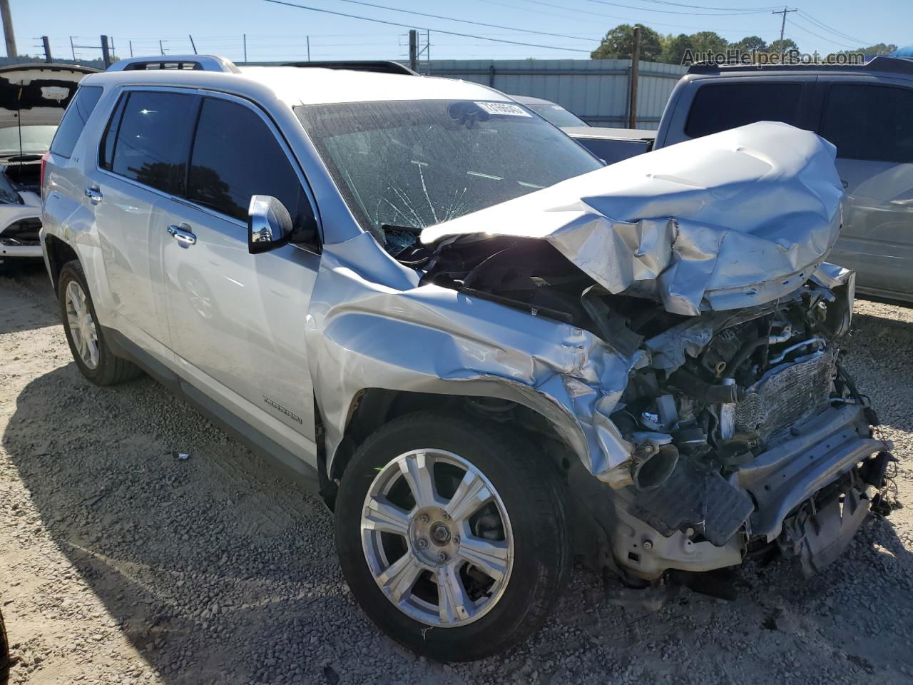 2016 Gmc Terrain Slt Silver vin: 2GKFLPE34G6157680