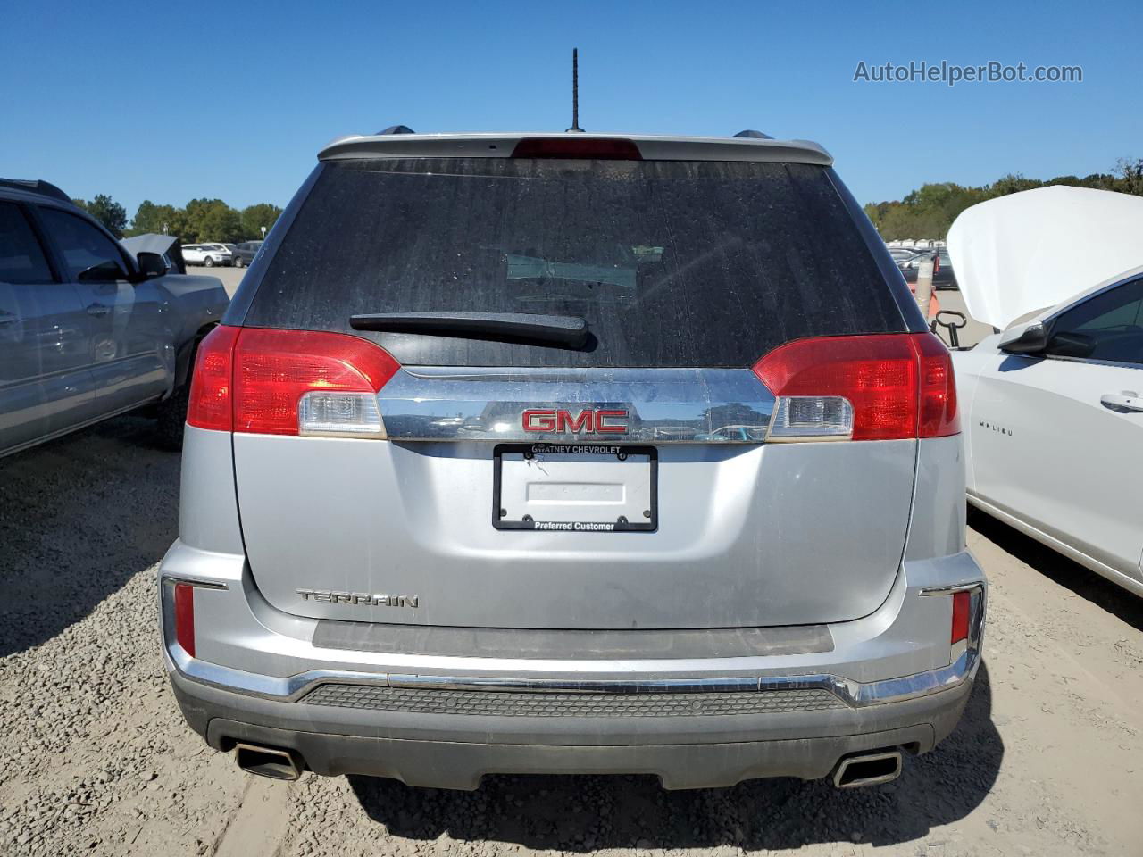 2016 Gmc Terrain Slt Silver vin: 2GKFLPE34G6157680