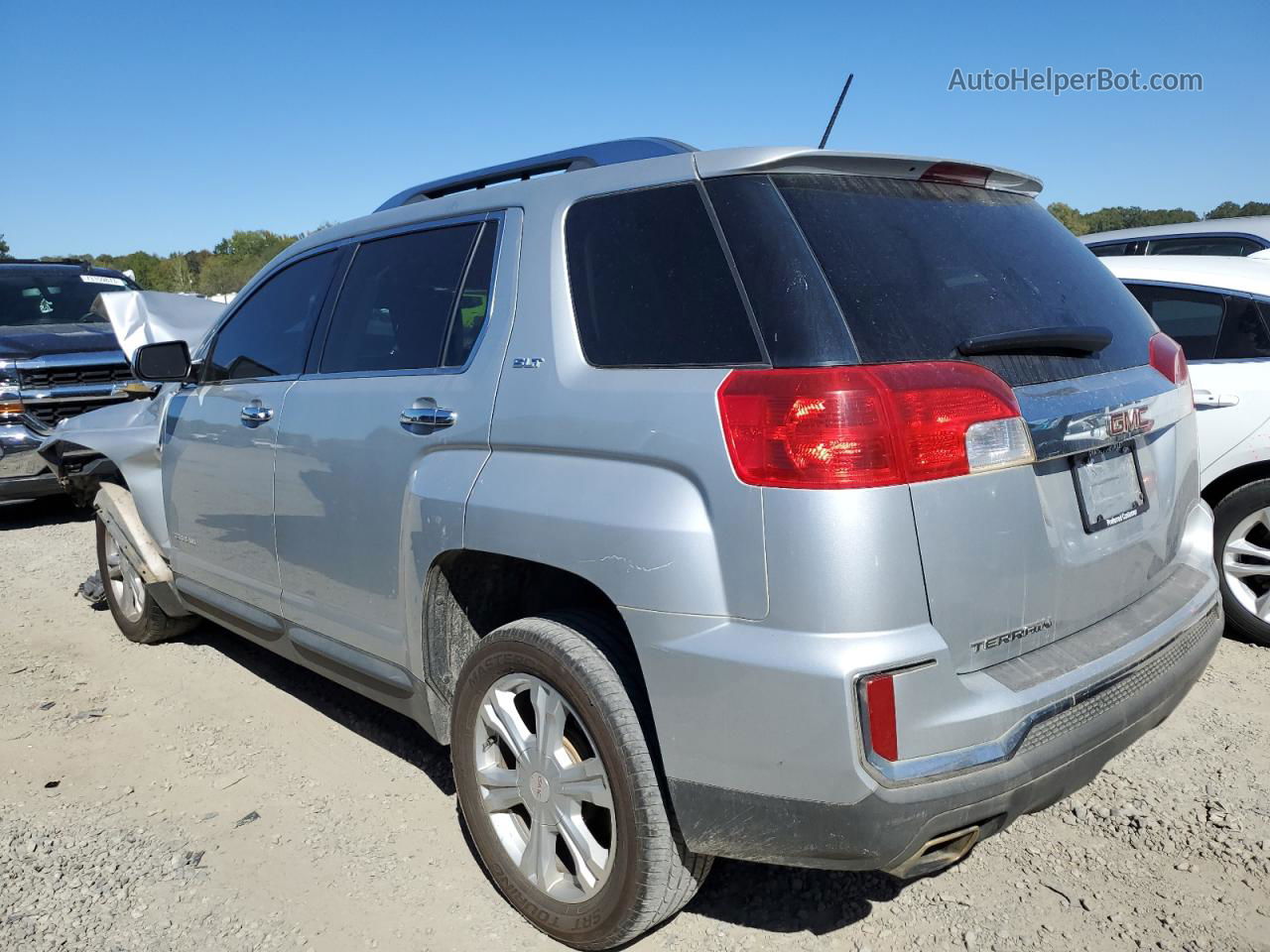 2016 Gmc Terrain Slt Silver vin: 2GKFLPE34G6157680