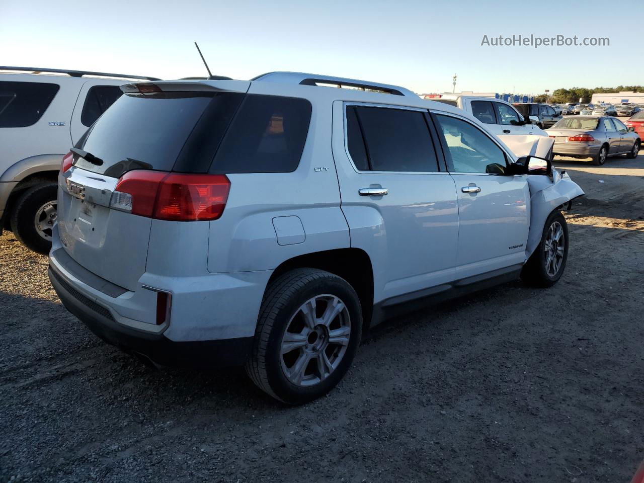 2016 Gmc Terrain Slt White vin: 2GKFLPE34G6243894