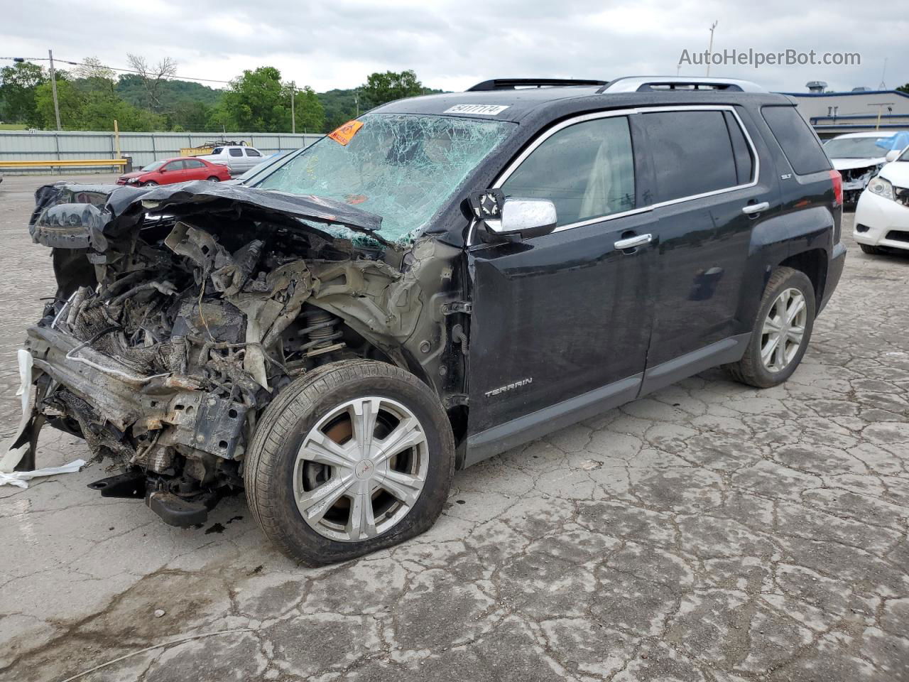 2016 Gmc Terrain Slt Black vin: 2GKFLPE35G6130374