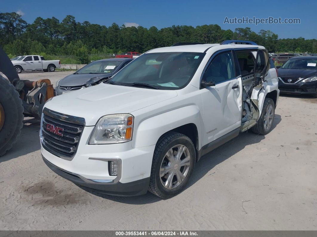 2016 Gmc Terrain Slt White vin: 2GKFLPE35G6193748