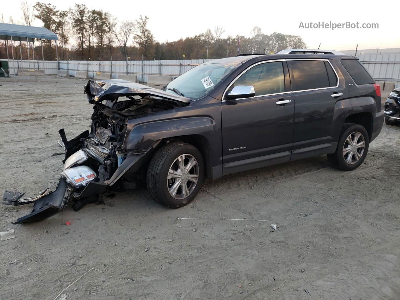 2016 Gmc Terrain Slt Charcoal vin: 2GKFLPE35G6267587