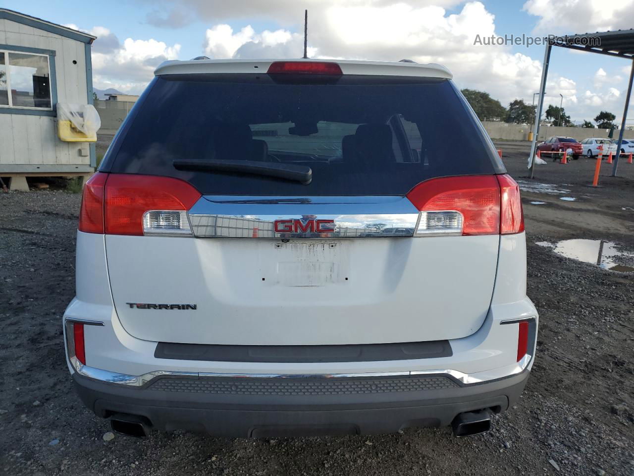 2016 Gmc Terrain Slt White vin: 2GKFLPE36G6127693