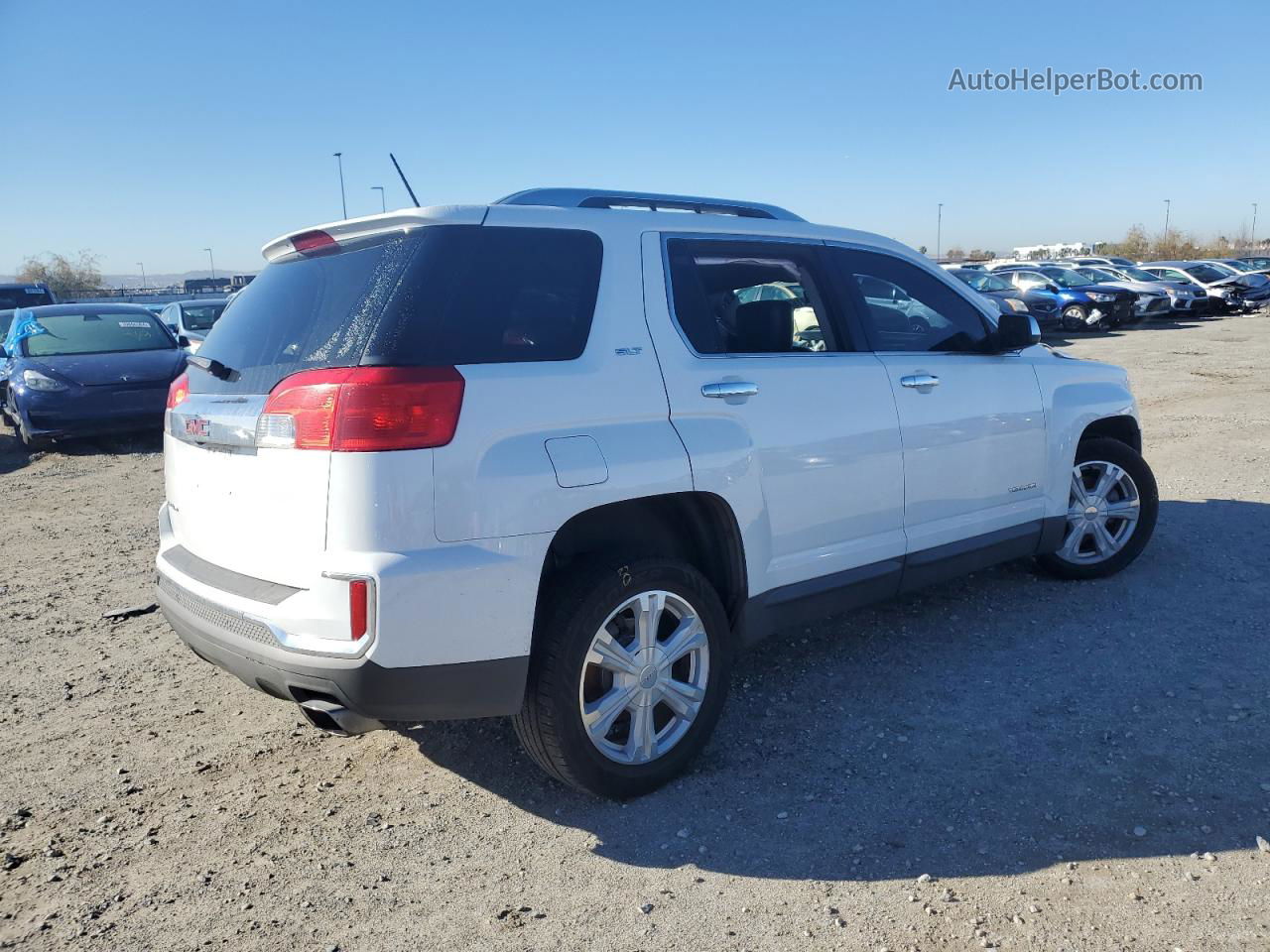 2016 Gmc Terrain Slt White vin: 2GKFLPE36G6127693