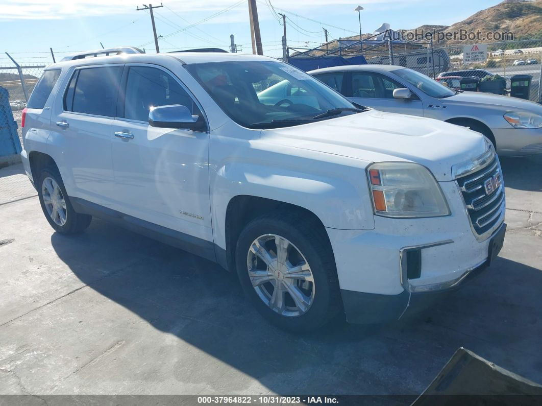 2016 Gmc Terrain Slt White vin: 2GKFLPE37G6271432