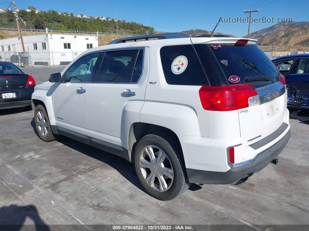 2016 Gmc Terrain Slt White vin: 2GKFLPE37G6271432