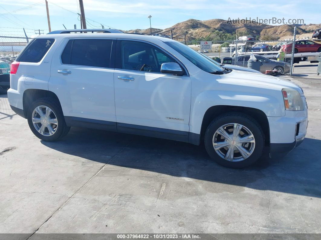 2016 Gmc Terrain Slt White vin: 2GKFLPE37G6271432