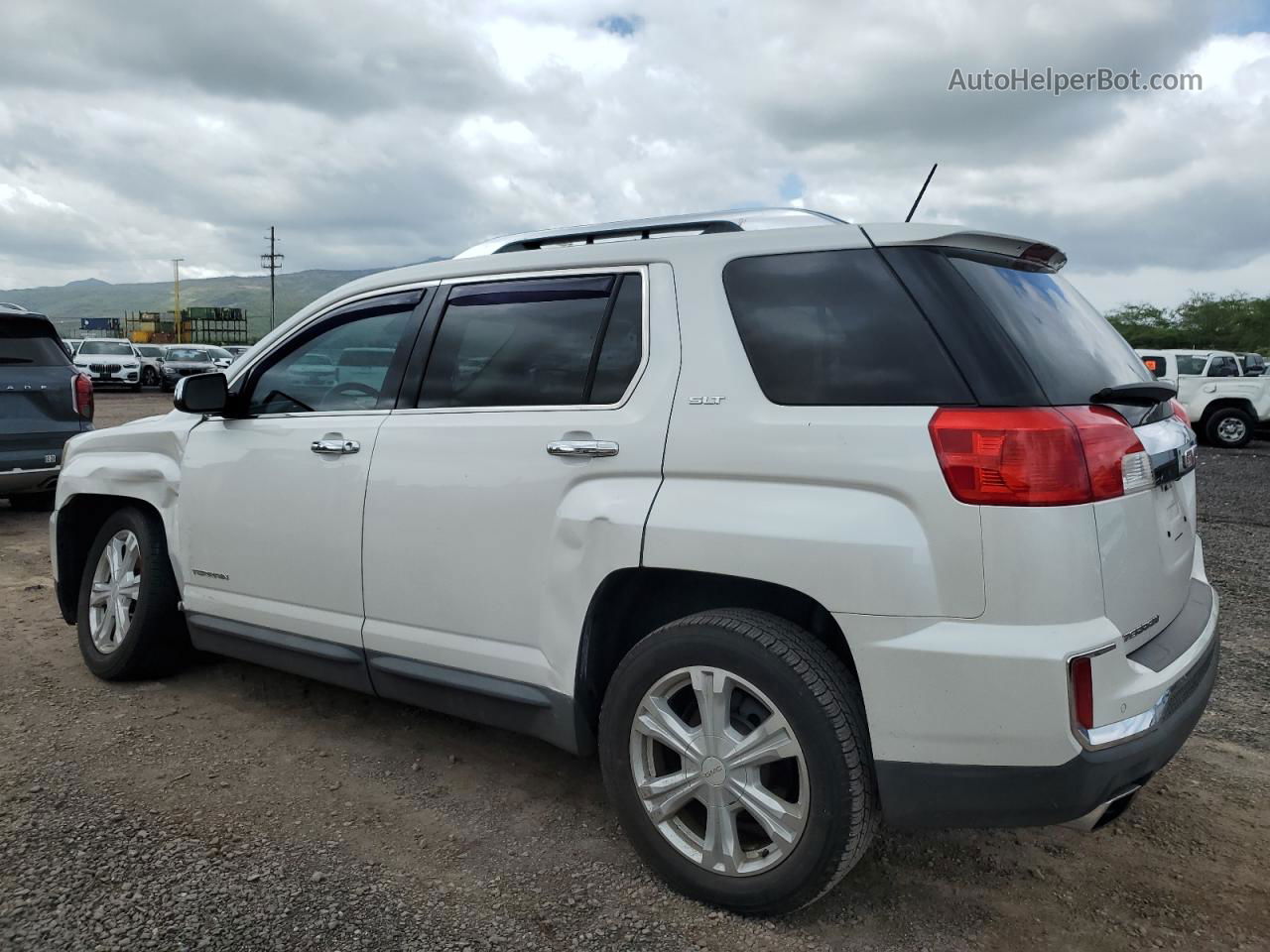 2017 Gmc Terrain Slt Белый vin: 2GKFLPE37H6216982