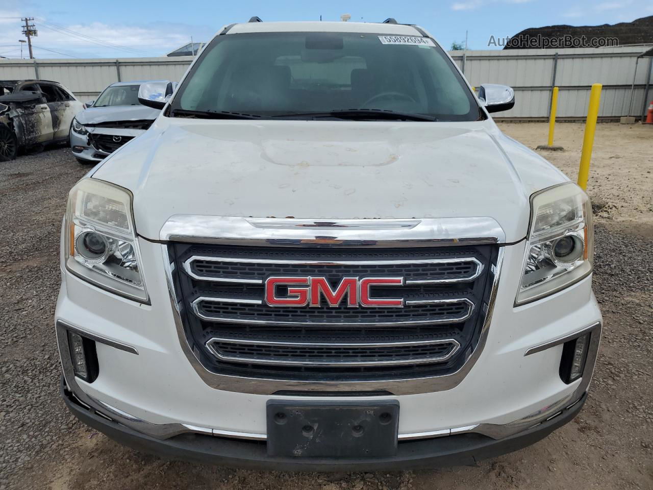 2017 Gmc Terrain Slt Белый vin: 2GKFLPE37H6216982