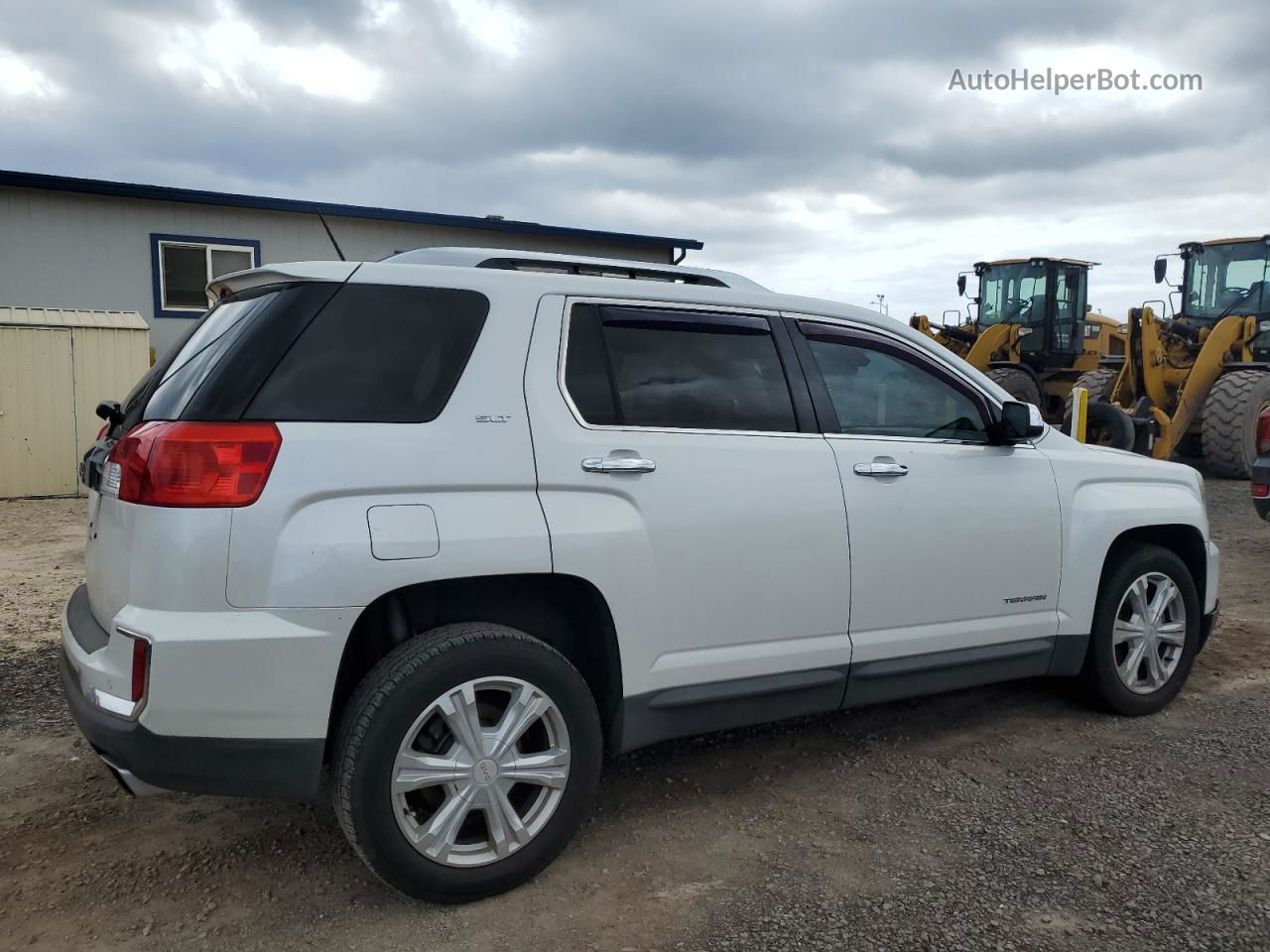 2017 Gmc Terrain Slt Белый vin: 2GKFLPE37H6216982