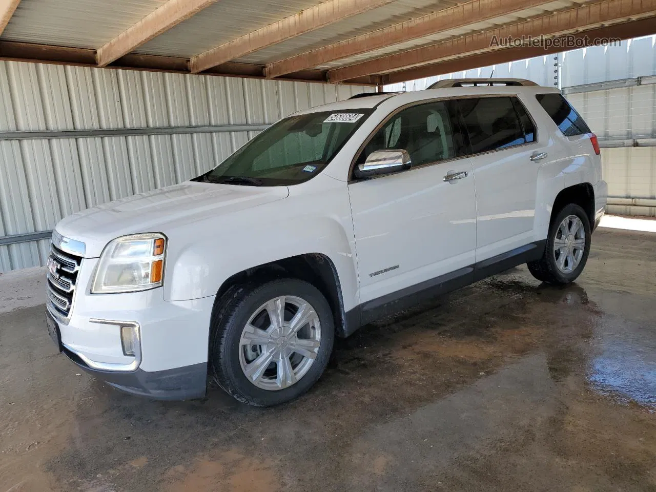 2016 Gmc Terrain Slt White vin: 2GKFLPE38G6265249