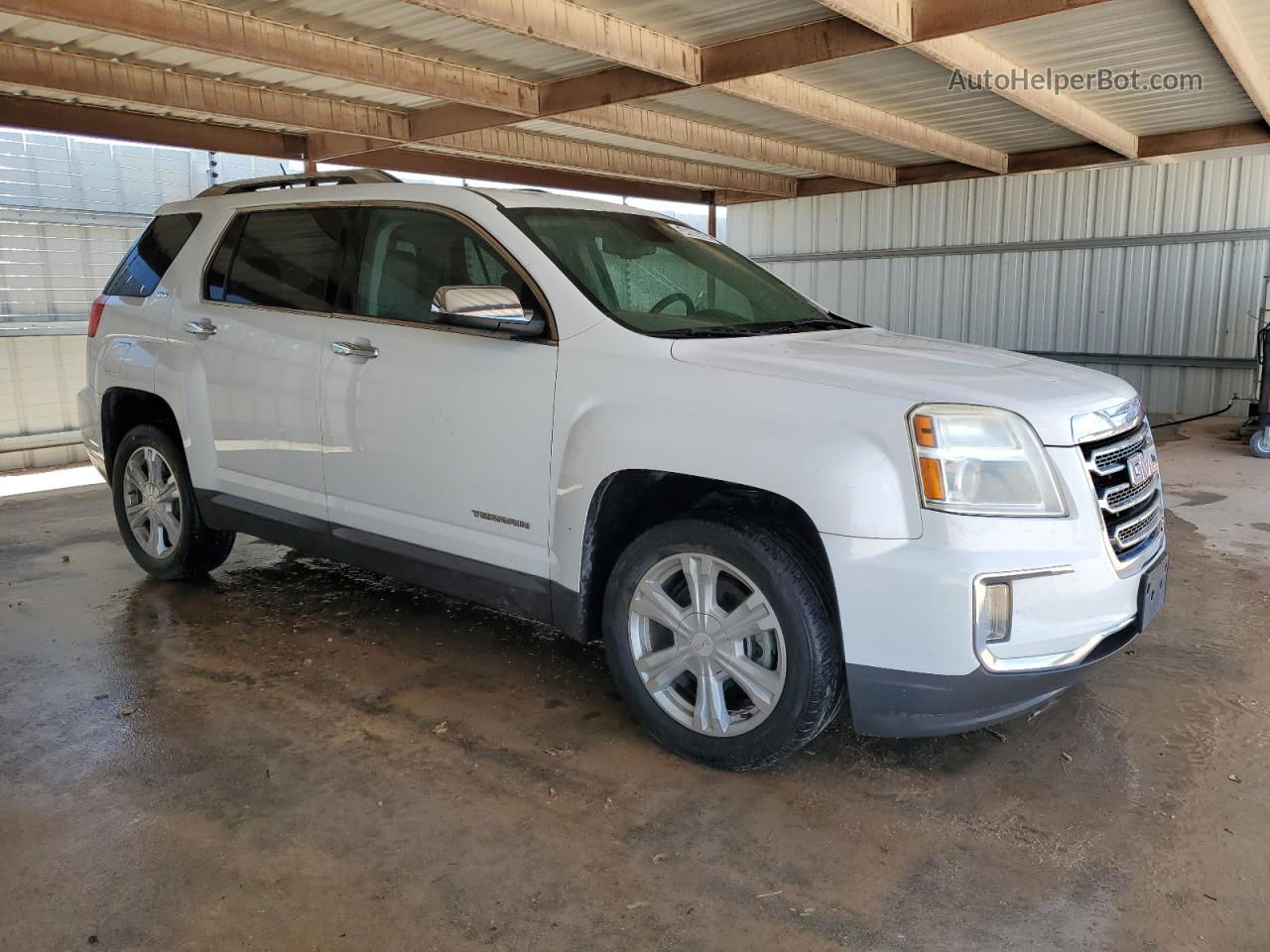 2016 Gmc Terrain Slt White vin: 2GKFLPE38G6265249