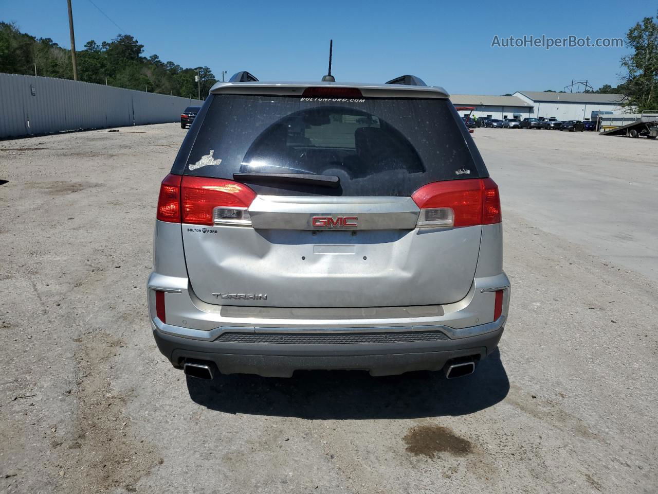 2017 Gmc Terrain Slt Silver vin: 2GKFLPE38H6209295