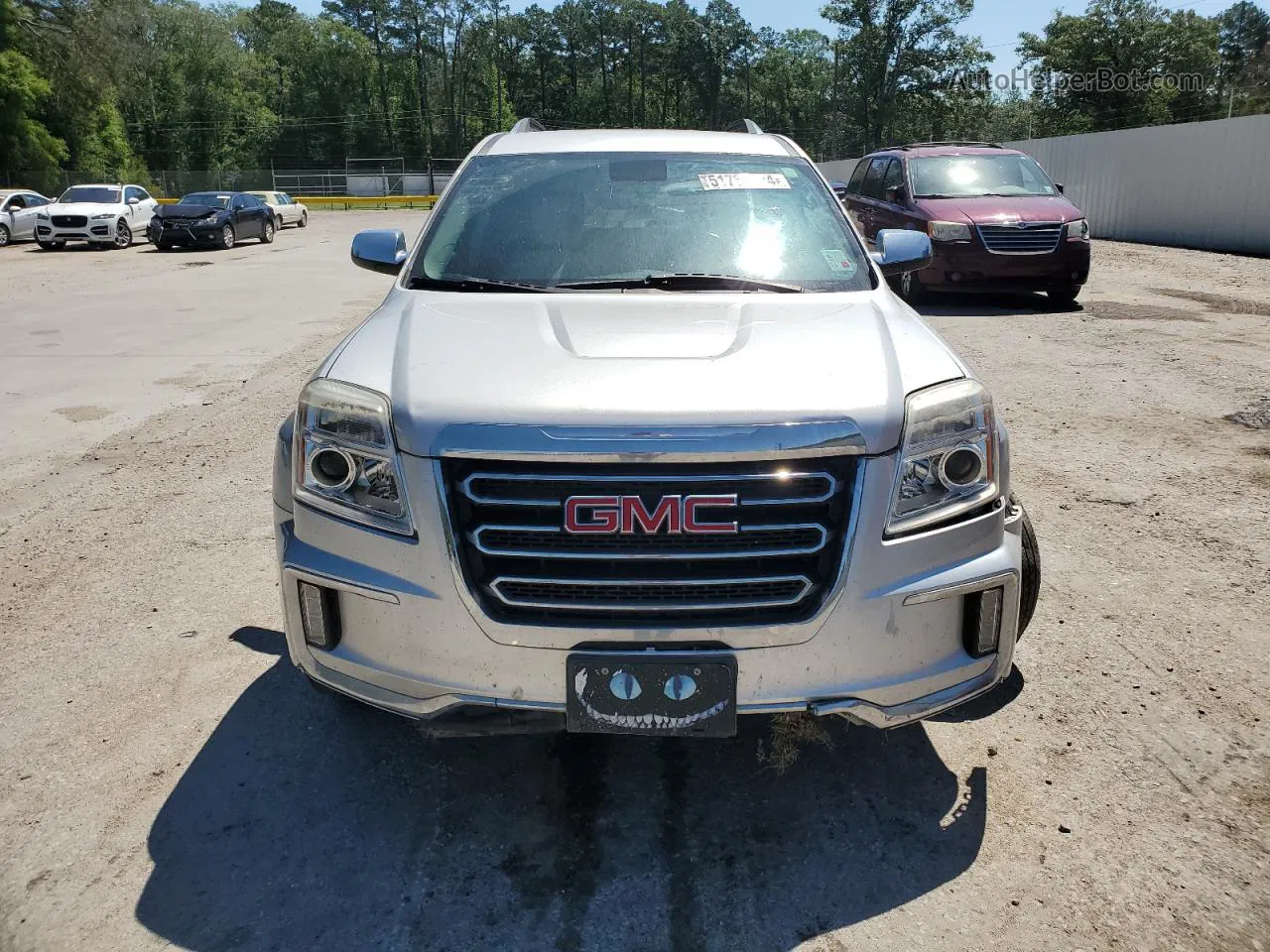 2017 Gmc Terrain Slt Silver vin: 2GKFLPE38H6209295