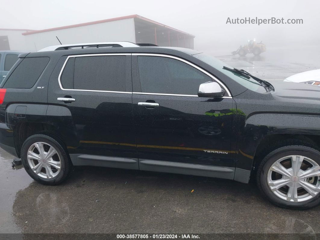 2016 Gmc Terrain Slt Черный vin: 2GKFLPE39G6124724