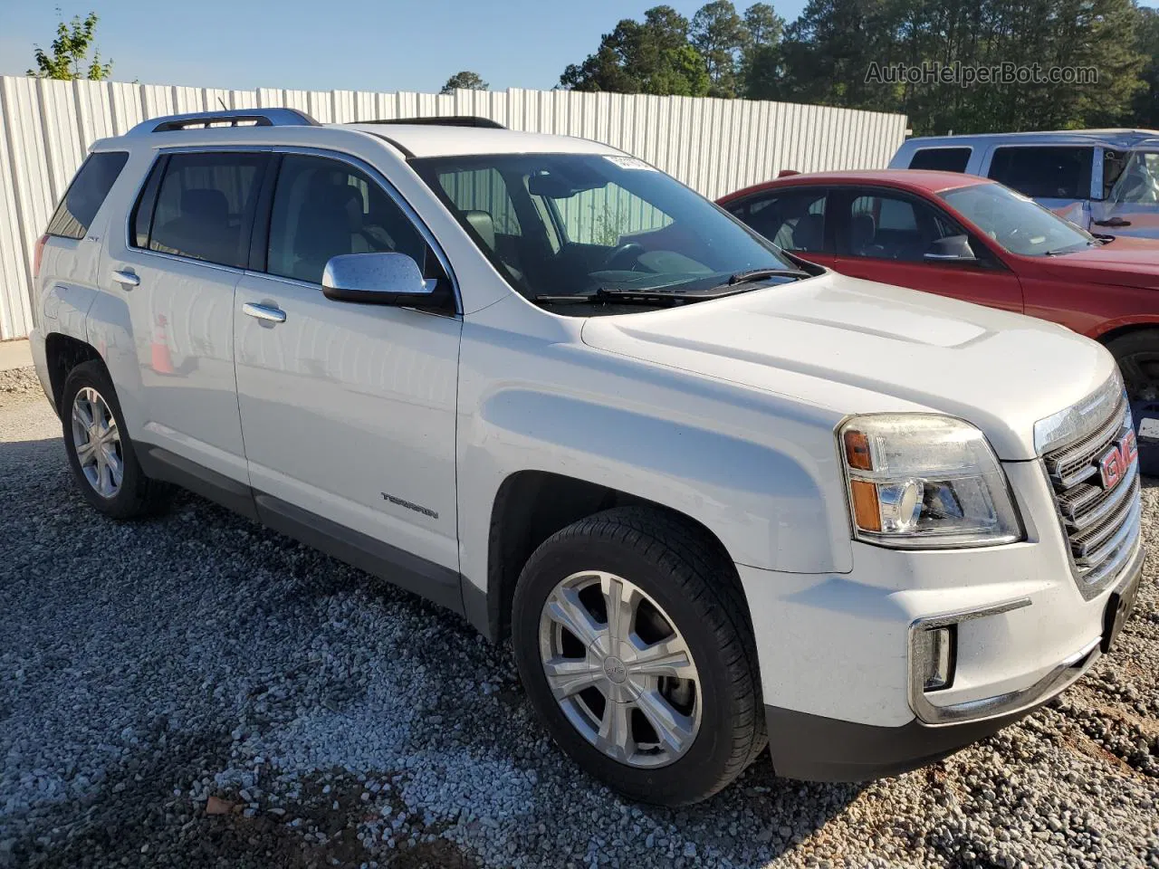 2016 Gmc Terrain Slt White vin: 2GKFLPE39G6134556