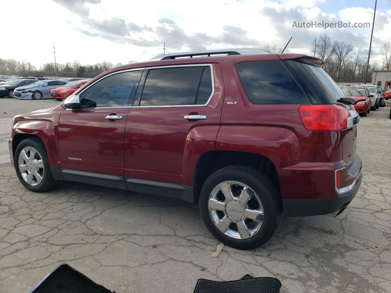 2016 Gmc Terrain Slt Темно-бордовый vin: 2GKFLPE39G6227013