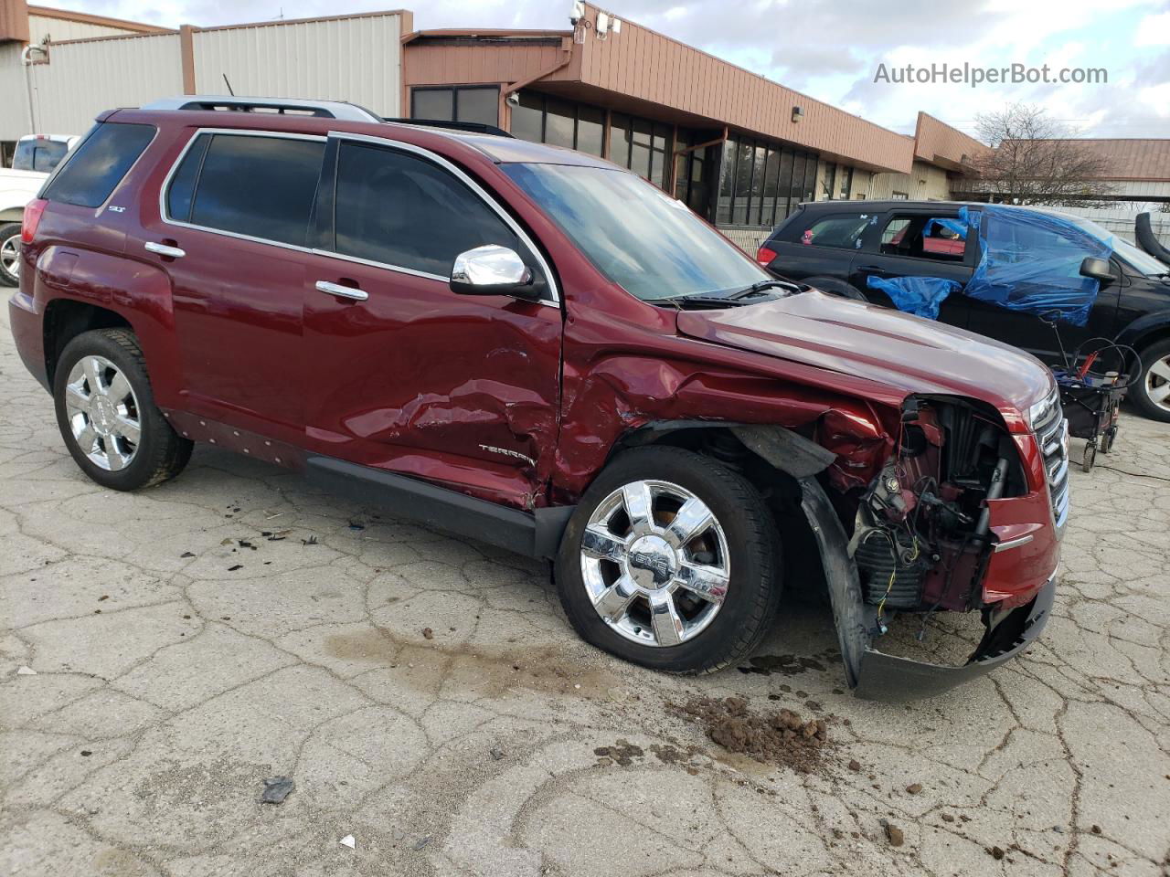 2016 Gmc Terrain Slt Maroon vin: 2GKFLPE39G6227013