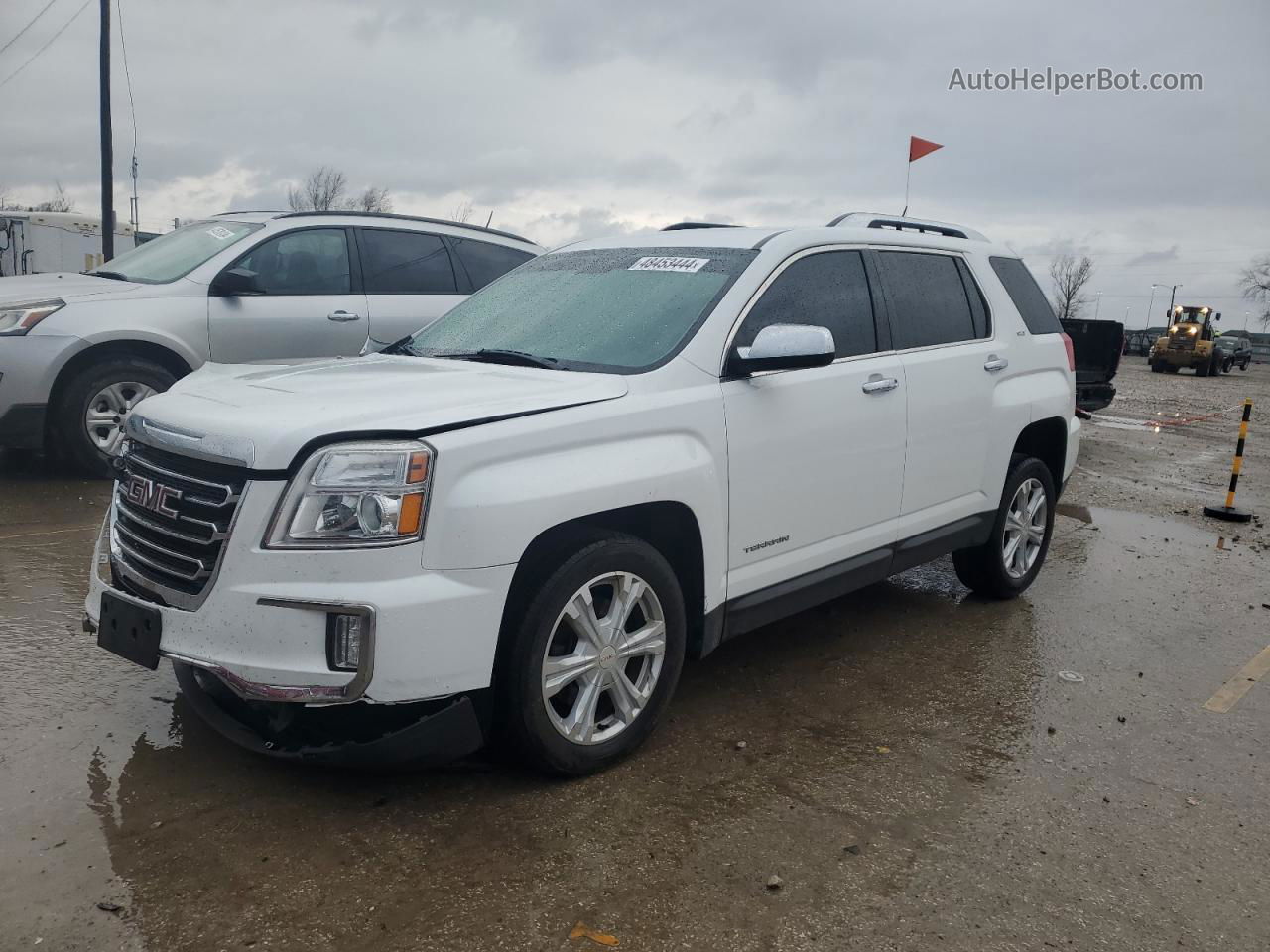 2016 Gmc Terrain Slt White vin: 2GKFLPE39G6253885