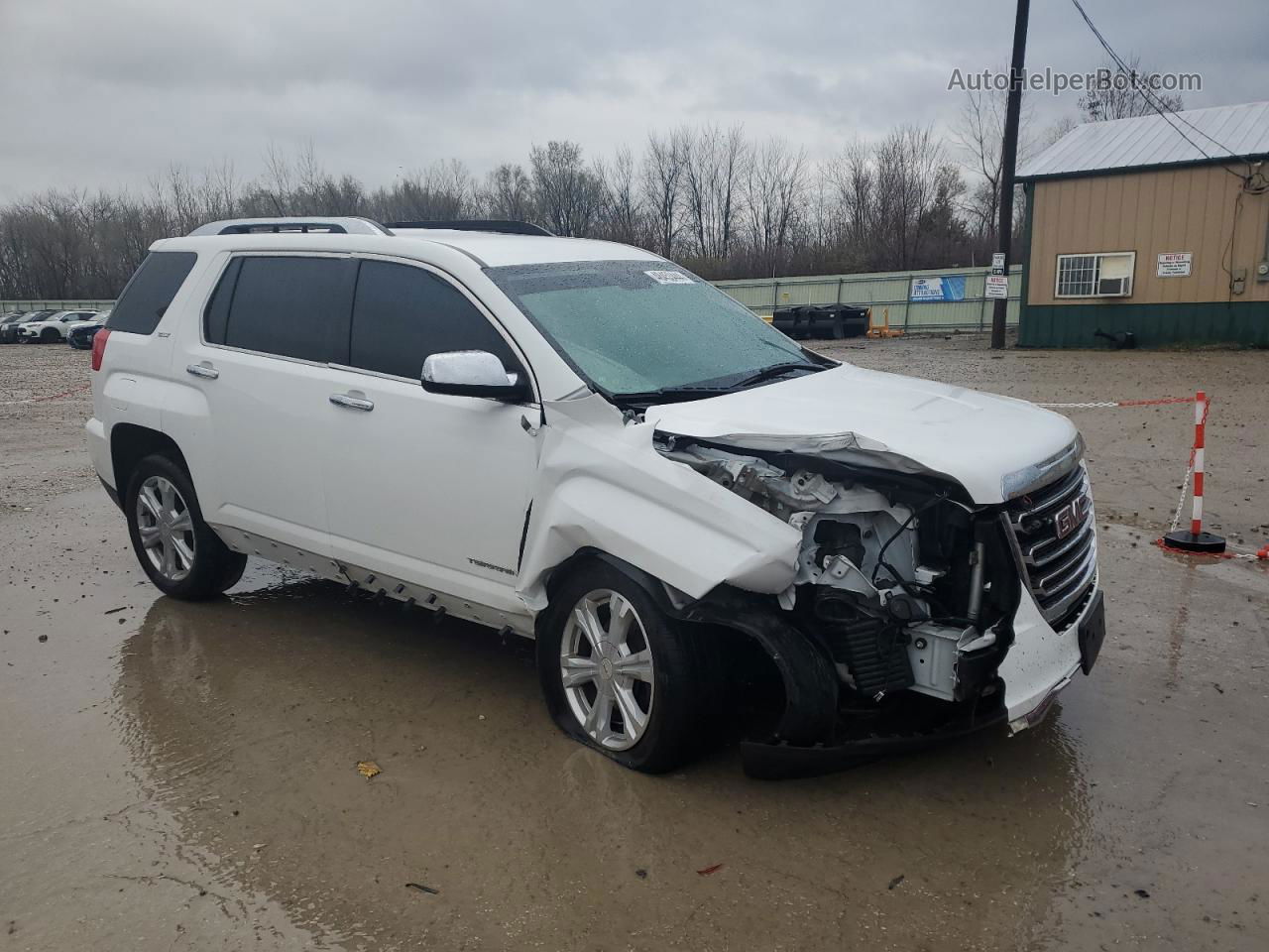 2016 Gmc Terrain Slt White vin: 2GKFLPE39G6253885